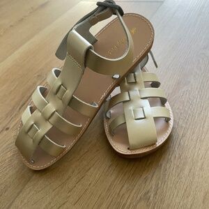 Freshly Picked Gold Sandals Size 13